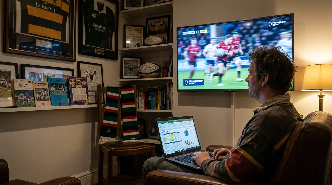 Rugby betting specialisation concept focusing on deep knowledge of one competition for stronger edge