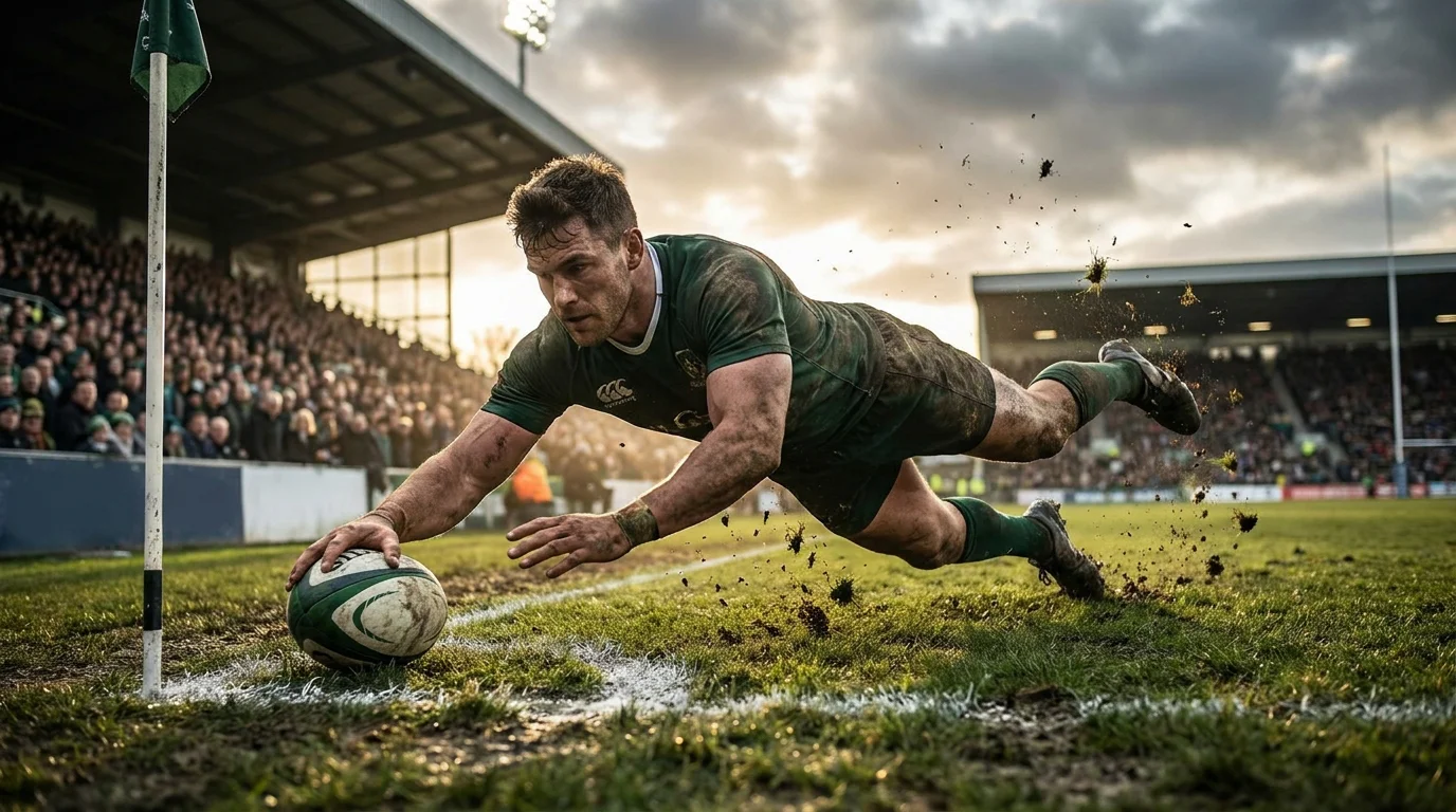 Try scorer market breakdown showing player positions and scoring probabilities in rugby